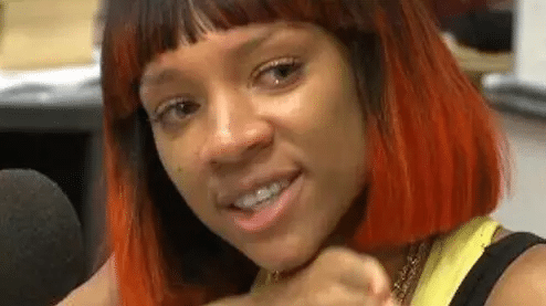 lil mama red haired black woman crying meme template blank
