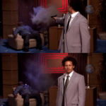 how could he have done this eric andre, a black guy, shoots hannibal meme template blank