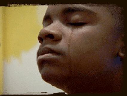 black kid crying meme template