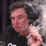 Elon Musk Smoking Weed  meme template blank
