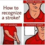 How to Recognize a Stroke (blank)  meme template blank