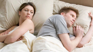 Husband and Wife in Bed Band meme template