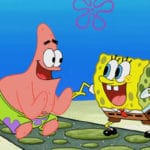 Spongebob and Patrick Happy  meme template blank