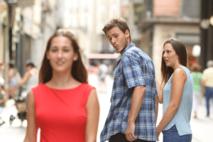 Distracted Boyfriend  Vs meme template