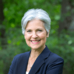 Jill Stein Happy / Portrait Political meme template blank