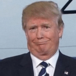 Trump funny face meme template blank