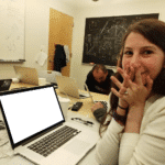 Katie Bouman Black Hole Scientist (blank)  meme template blank