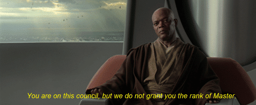 Mace Windu “You are on this council…” Prequel meme template blank