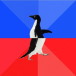 Socially Awesome Penguin  meme template blank
