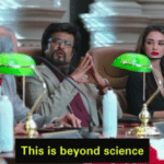 “This is Beyond Science”  meme template blank