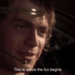 Anakin “This is where the fun begins” meme template blank