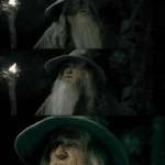 Confused Gandalf  meme template blank