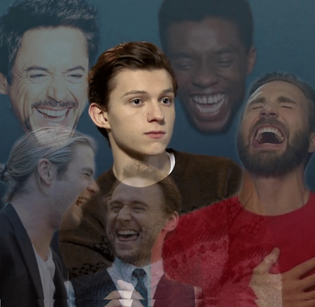 Avengers Laughing at Peter Parker / Spiderman  Spiderman meme template blank