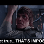 Luke 'That's not true'  meme template blank star wars prequel skywalker thats impossible