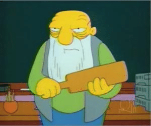 That’s a Paddlin Simpsons meme template