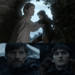 Jaime Pushing Bran Out Window  meme template blank Game of Thrones