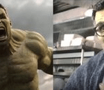 The Hulk Angry then Calm  meme template blank Marvel Avengers