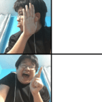 Asian Kid Drake Meme  meme template blank Drake Meme