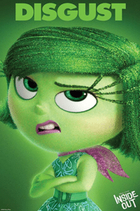 Disgust Poster Pixar meme template