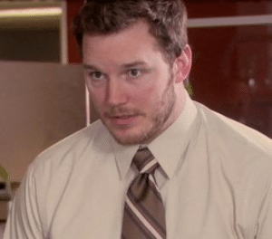 At this point I’m afraid to ask Andy Dwyer meme template