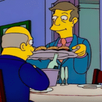 Skinner Offering Steamed Hams (alt) Simpsons meme template blank offer, food