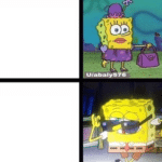 Spongebob Dress Glasses Drake Meme Spongebob meme template blank