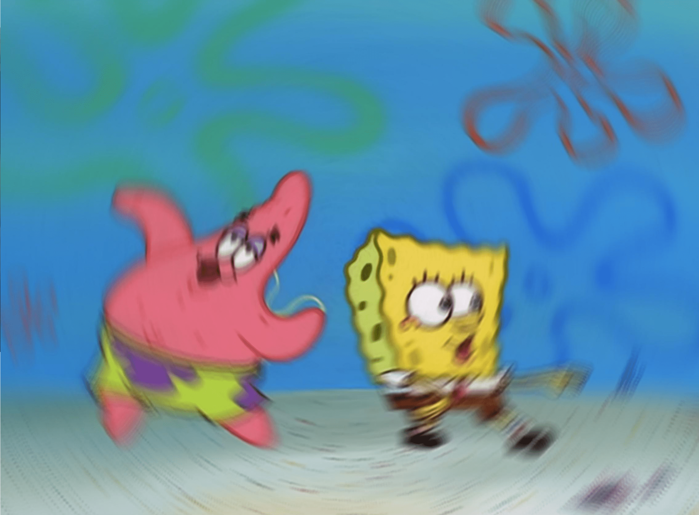 Meme Generator - Patrick and Spongebob Dancing - Newfa Stuff