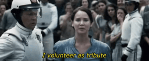 I Volunteer as Tribute Jennifer Lawrence meme template
