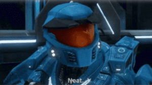 Halo Spartan ‘Neat’ Happy meme template