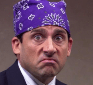 Prison Mike The Office meme template