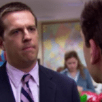 I'm sorry I bothered you with my friendship (blank)  meme template blank The Office, Andy Bernard