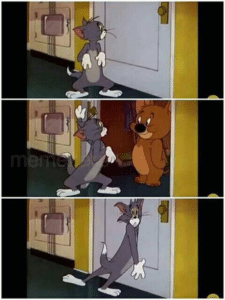 Tom Cat vs. Giant Jerry Tom Cat meme template