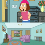Meg yelling at empty room  meme template blank Family Guy, screaming, angry