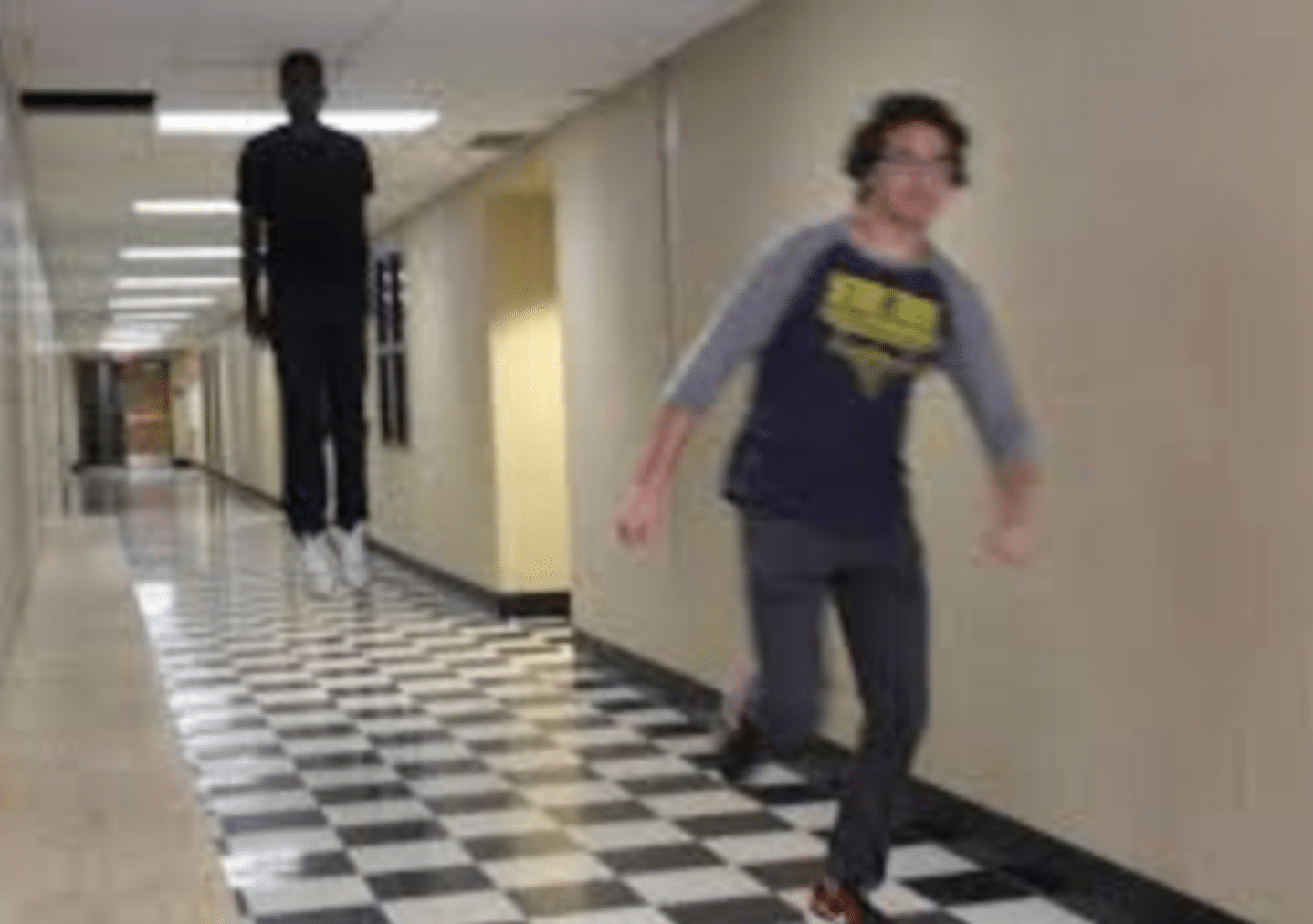 Meme Generator - Floating Black Guy Chasing White Guy - Newfa Stuff