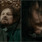 Aragorn looking at Boromir  meme template blank Lotr