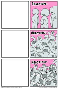 Crowd reaction comic drake Comic meme template