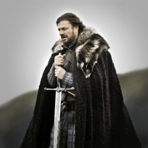 Ned Star, winter is coming Stark meme template