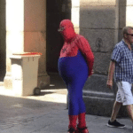 Chubby / Fat Spiderman Spiderman meme template blank
