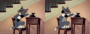Tom Cat on Phone Tom and Jerry meme template