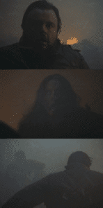 Sam Tarley running from zombie Game of Thrones meme template
