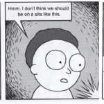 Morty take a look at this website comic (blank)  meme template blank Rick and Morty