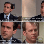 Michael Angry at Toby  meme template blank The Office, Michael Scott