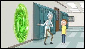 Rick and Morty in and out twenty minute adventure Morty meme template
