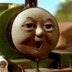 Surprised Train  meme template blank Thomas the Tank Engine