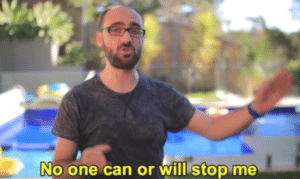 No one can or will stop me Vsauce meme template