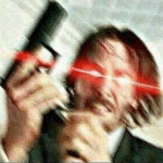 Meme Generator – Keanu Reeves laser eyes