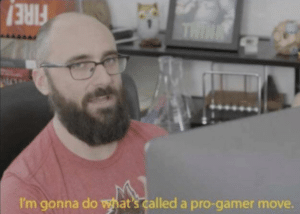 I’m gonna do what’s called a pro gramer move Vsauce meme template