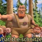 What the schnitzel  meme template blank
