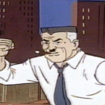Jonah Jameson Angry Spiderman meme template blank