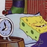 Spongebob alarm Spongebob meme template blank